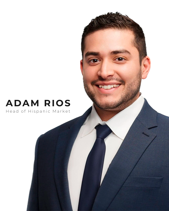 Headshot of Adam Rios. Head of Hispanic Market B.B. Financial